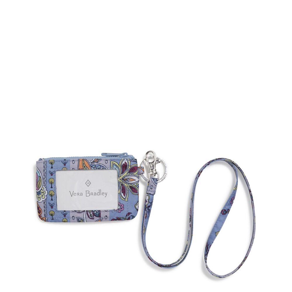 2521 Recycled Lighten Up Reactive Zip Id Case And Lanyard Combo, Provence